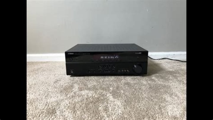 How do I reset my Yamaha RX v467?