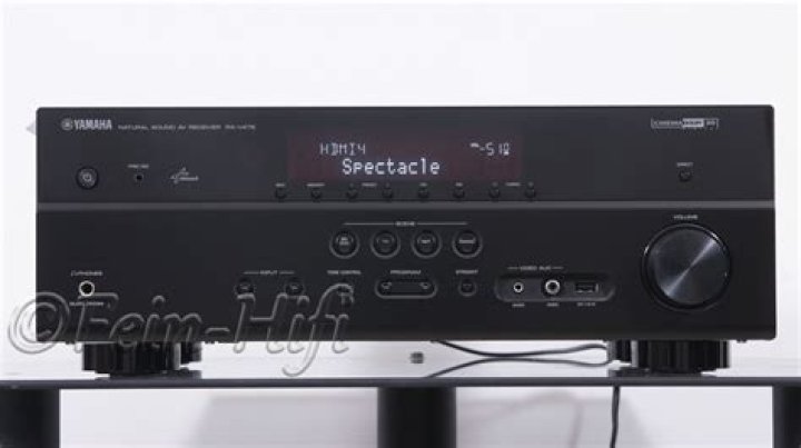 How do I reset my Yamaha RX V475?