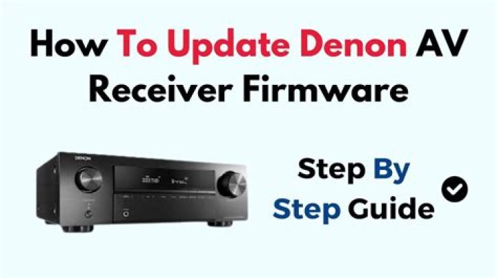 How do I update Firmware on Denon AVR 1912?