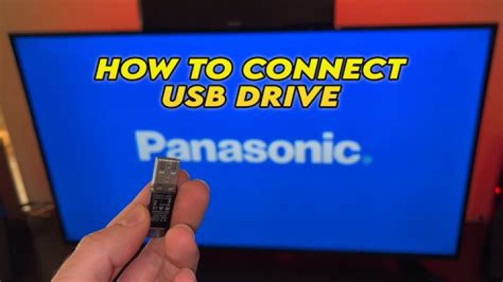 How do I update my Panasonic TV via USB?