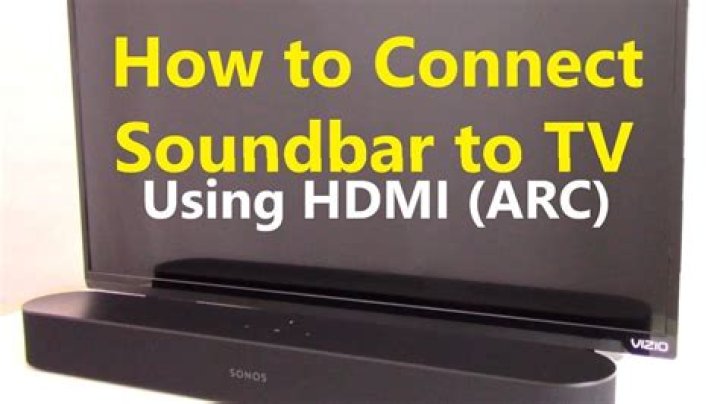How do I use HDMI ARC with Sound Bar?