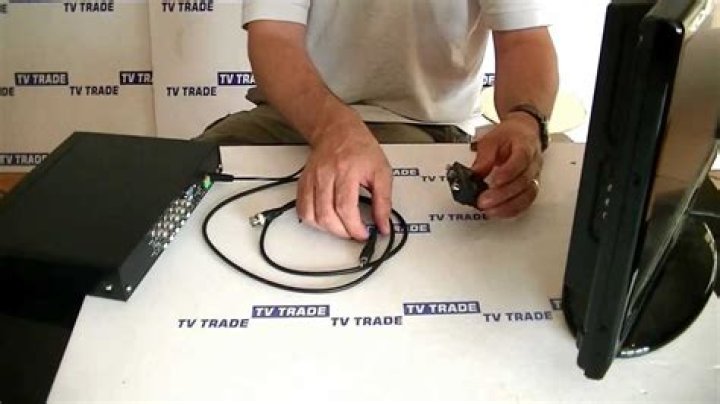How do you connect a replacement DVR to a TV?