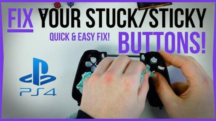 How do you fix sticky buttons on a remote?