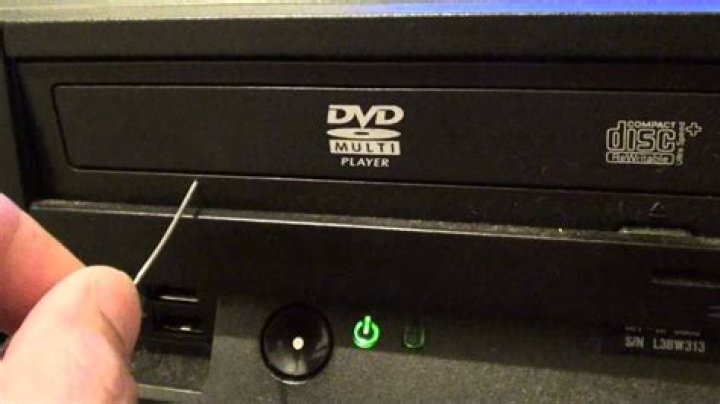 How do you get a stuck DVD out of a Sony DVD player?
