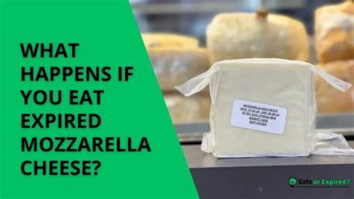 How do you know if mozzarella cheese is expired?