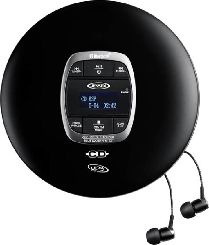 How do you play a CD on a Jensen CD player?
