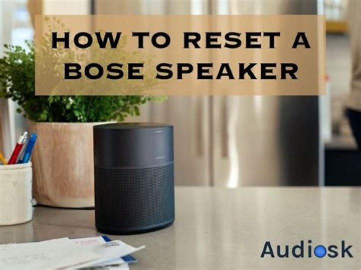 How do you reset a Bose frame?