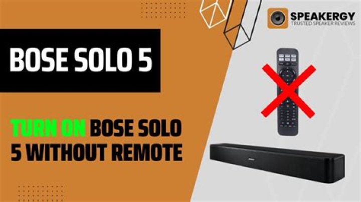 How do you reset the bass on a Bose Solo 5?