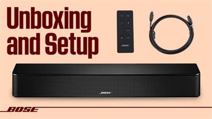 How does a Bose solo sound system work?