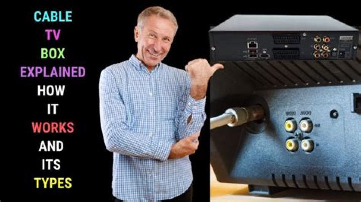How does a cable box work with an AV receiver?