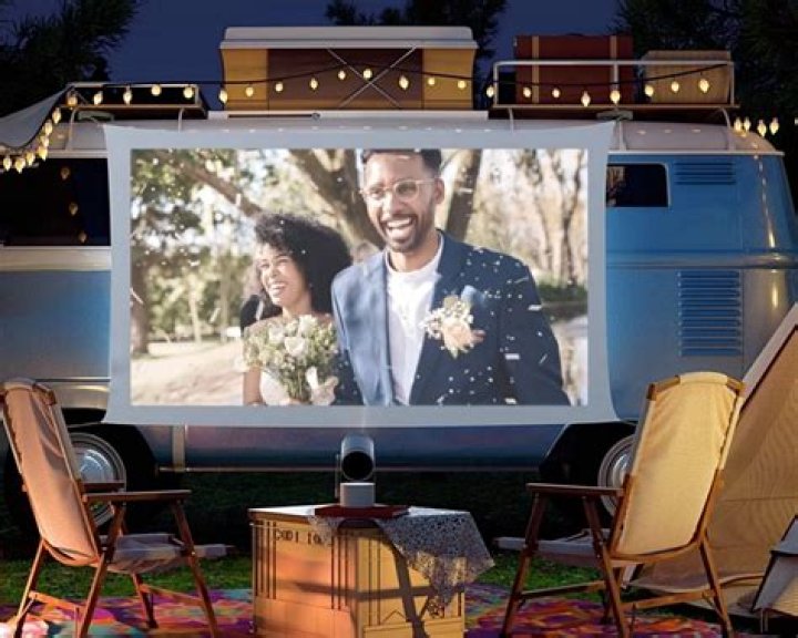 How far away can a projector be from the screen?