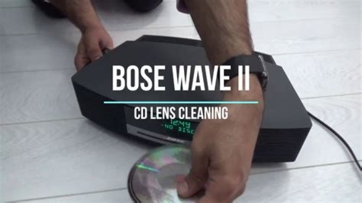 How to clean a Bose Wave CD player?