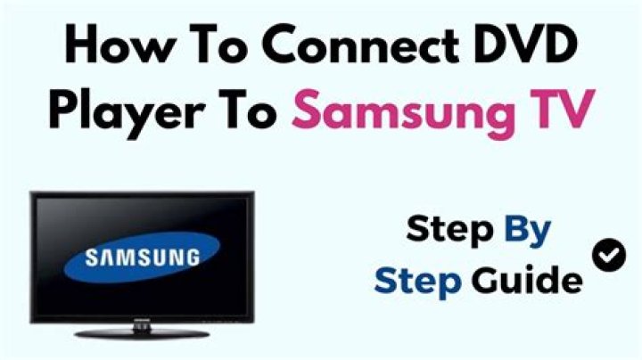 How to connect a Blu ray player to a Samsung Smart TV?