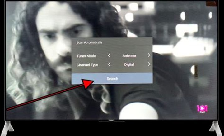 How to tune channels on a Sony TV?
