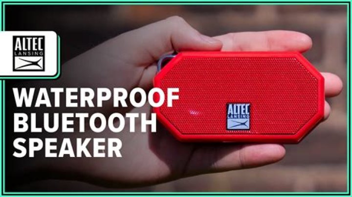 How waterproof is the Altec Lansing Mini H2O speaker?