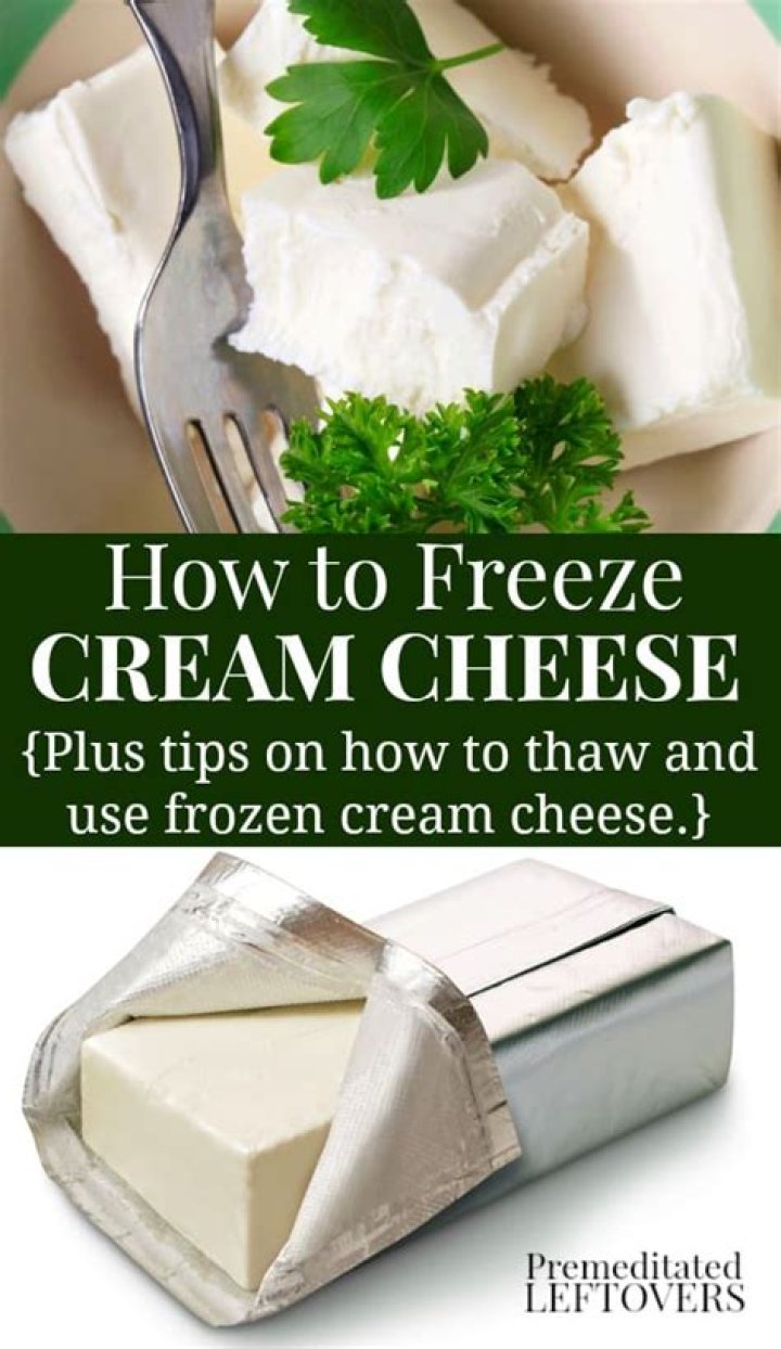 Is it good to freeze cream cheese?