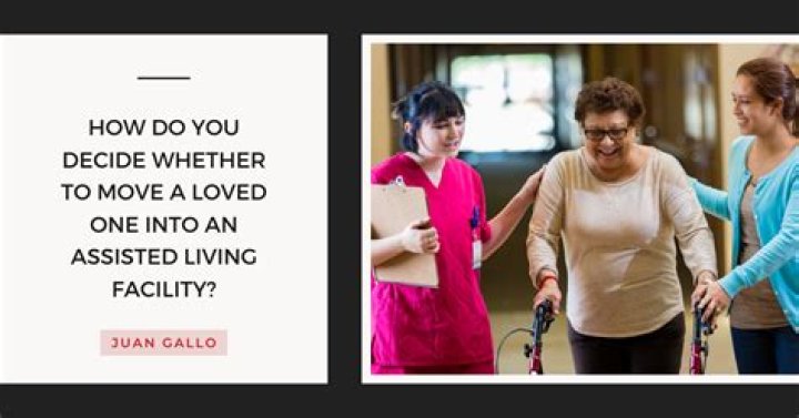 Is it possible to move into an assisted living facility?