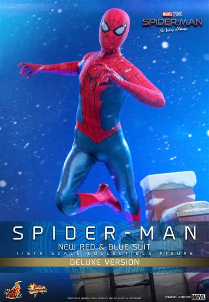 Is Spider-Man red and blue or red and black?