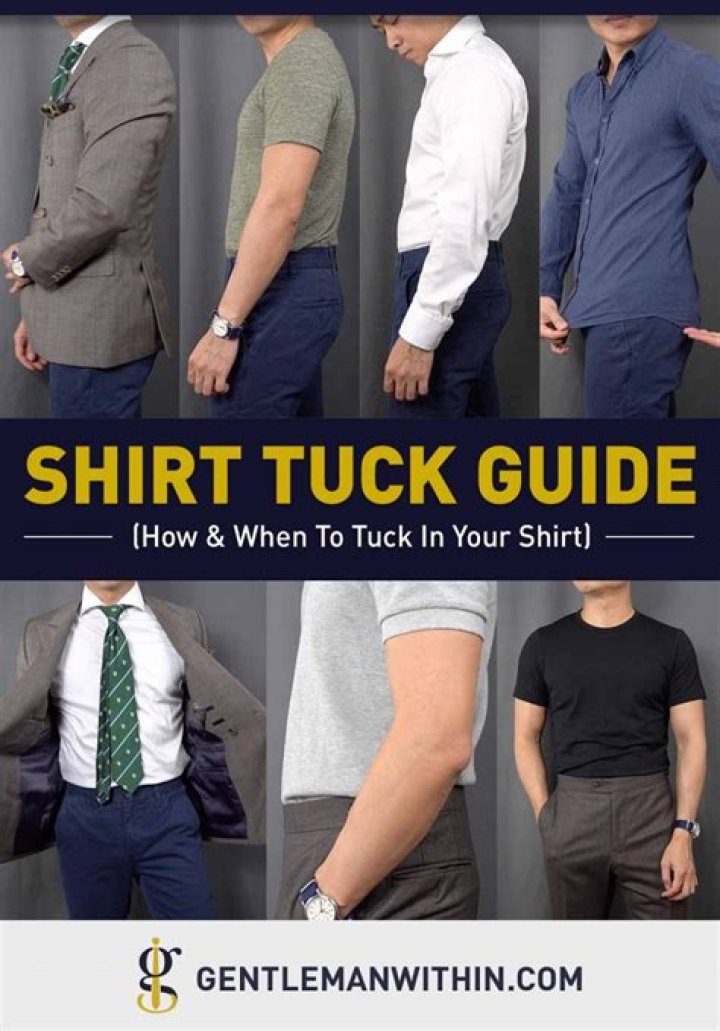 Is tucking in your shirt weird?