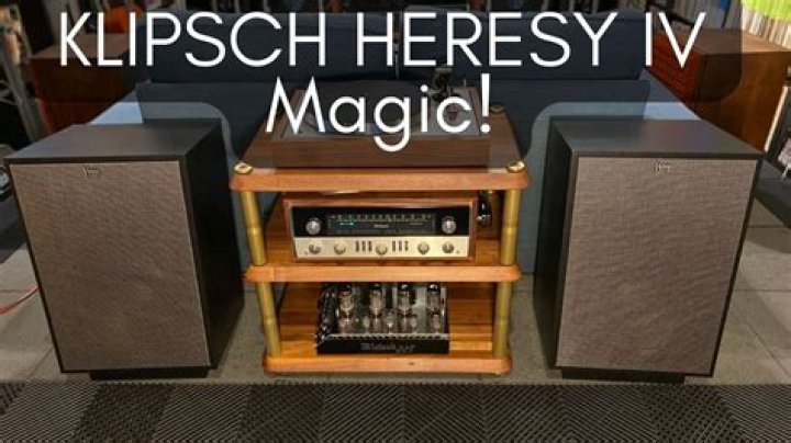 What amp do I need for Klipsch Heresy?