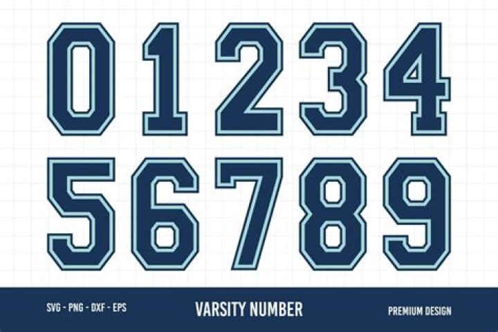 What are the numbers on test players shirts?
