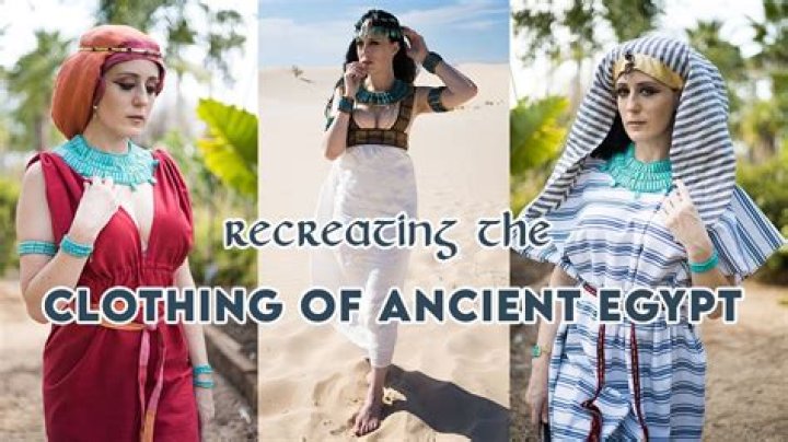 What clothing did ancient people wear?