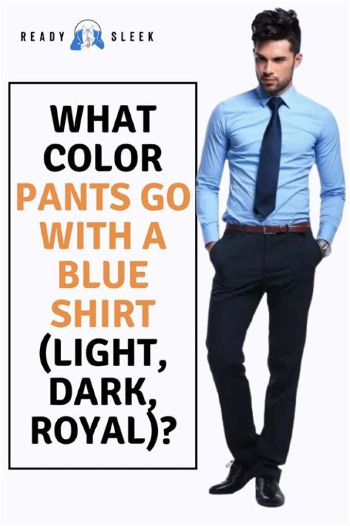 What color pants go with a red shirt?