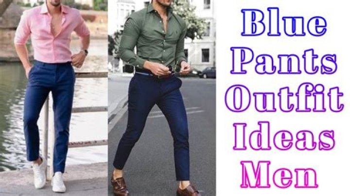 What color shirt goes well with blue pants?