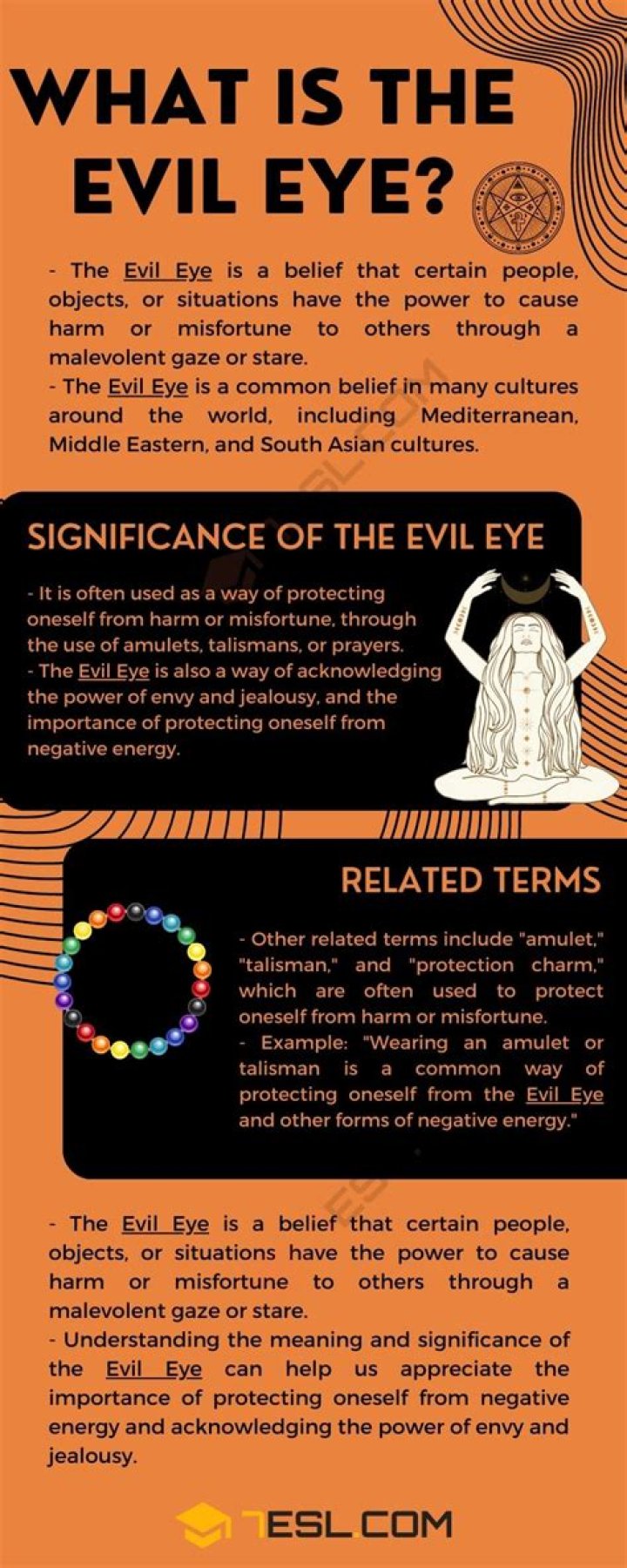 What does it mean when someone gives you the evil eye?