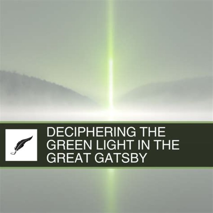 What does Nick mean when he says that Gatsby believed in the green light?