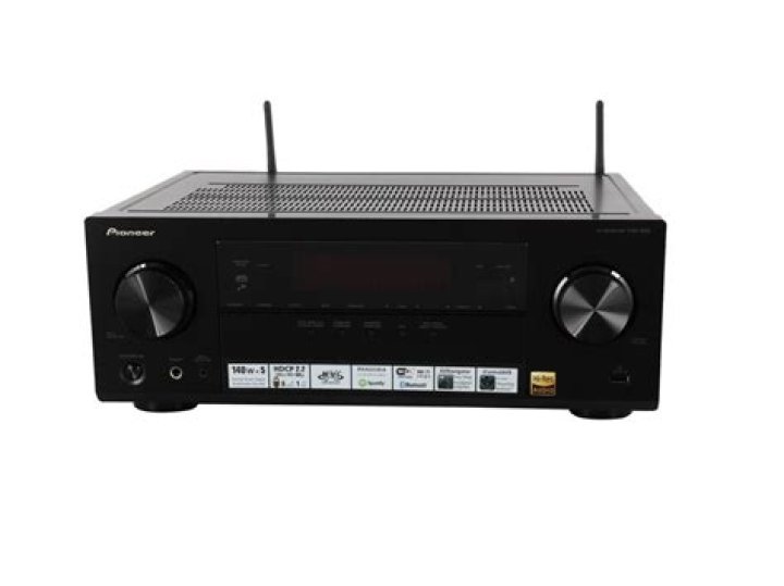 What does the pioneer vsx-830-k AV receiver do?