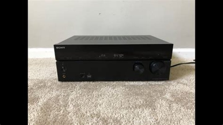 What does the Sony str-dh550 home theater receiver do?