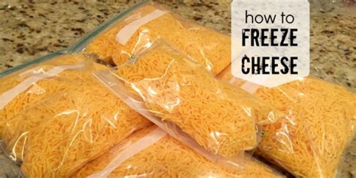 What happens if you freeze sliced cheese?