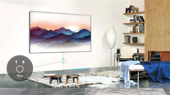 What is near invisible cable for Samsung QLED TV?