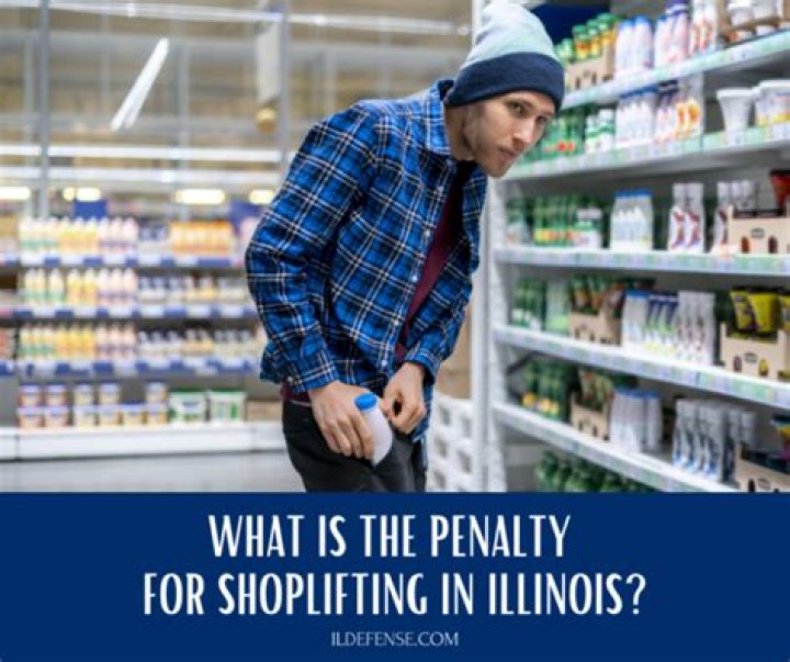 What is the punishment for shoplifting in Illinois?