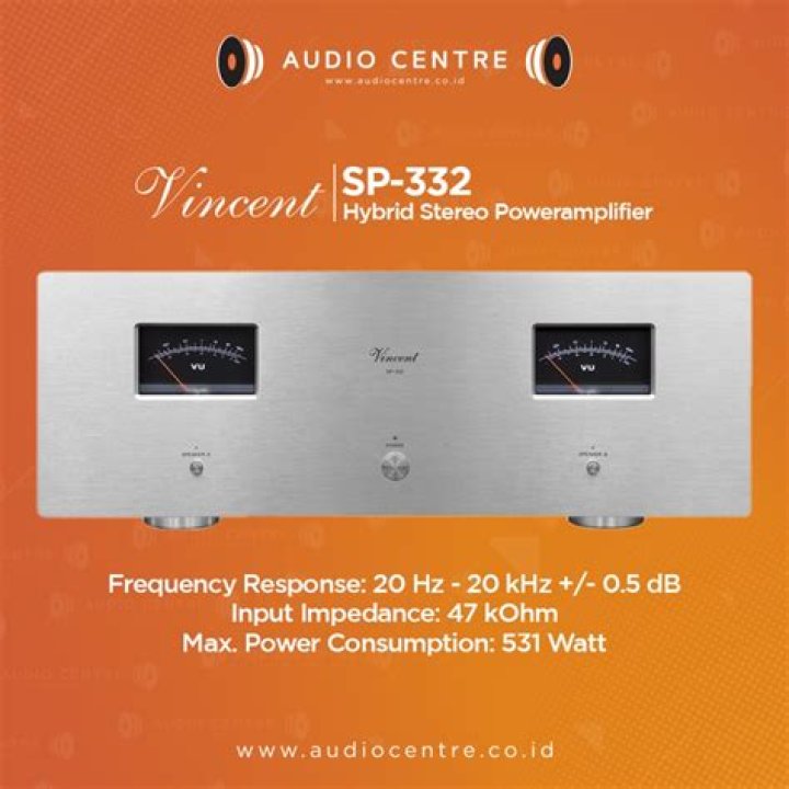 What kind of AMP is the Vincent SP-332?