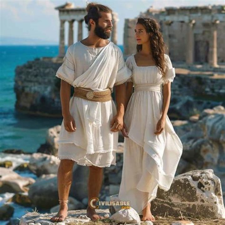 What kind of clothes did people wear in ancient Greece?