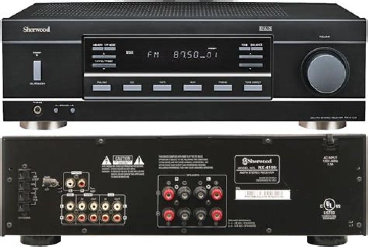 What kind of radio does the Sherwood rx-4109 have?