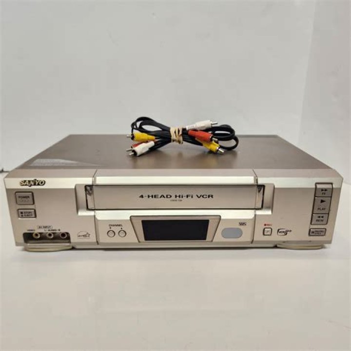 What kind of recording does a Sanyo VCR do?