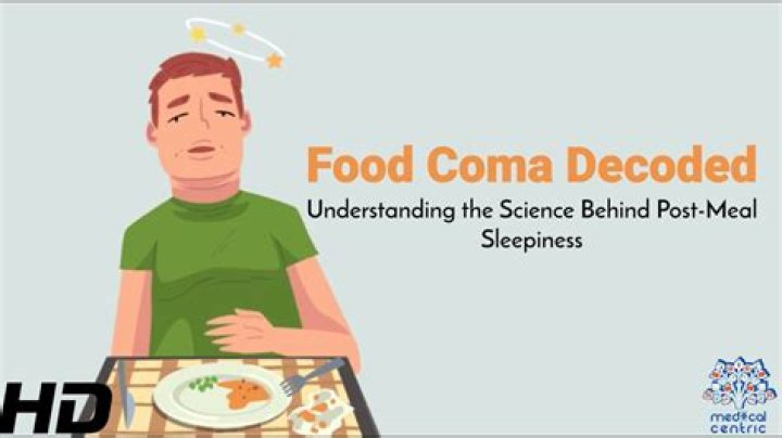 What makes a person go into a food coma?