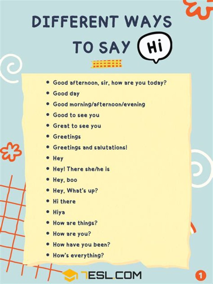 What should I do if Hi my Name is?