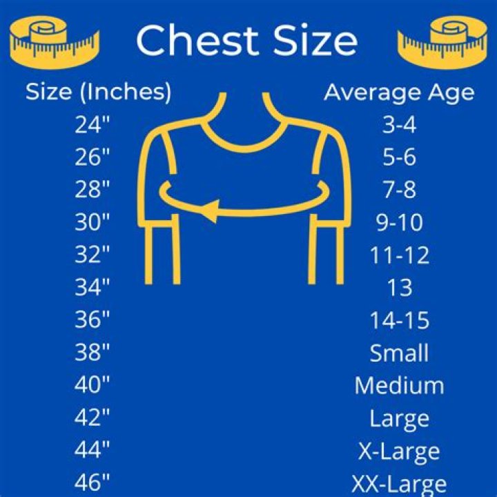 What size is a 30 inch chest?