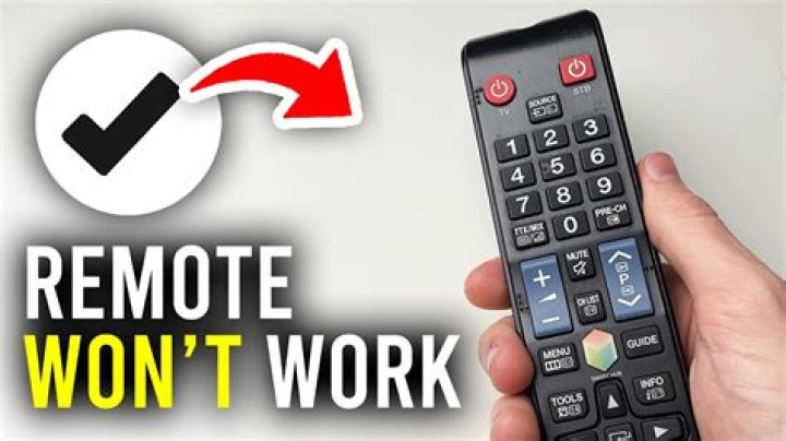 What to do if your remote control is not working?