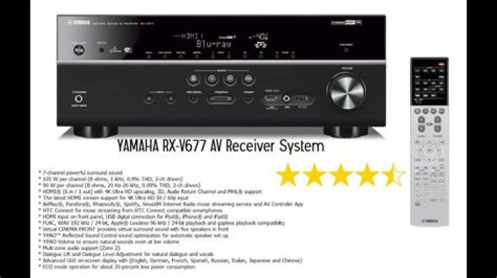 What to do with Yamaha rx-v677 AV receiver?