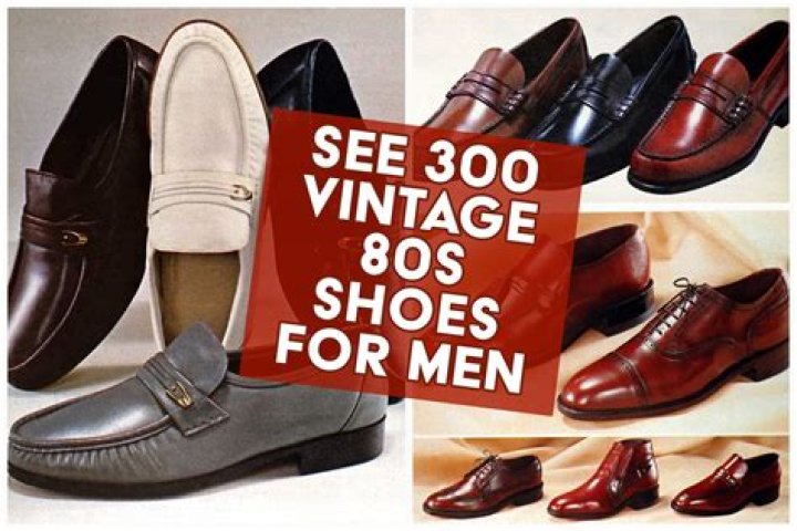 What were popular shoes in the 80s?
