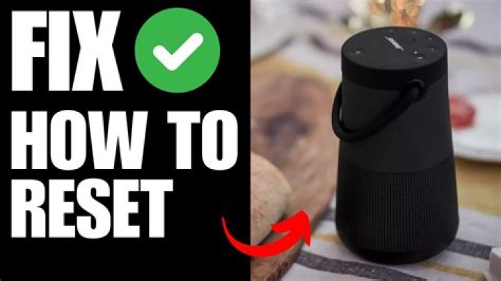 Where are the reset buttons on a Bose SoundLink?