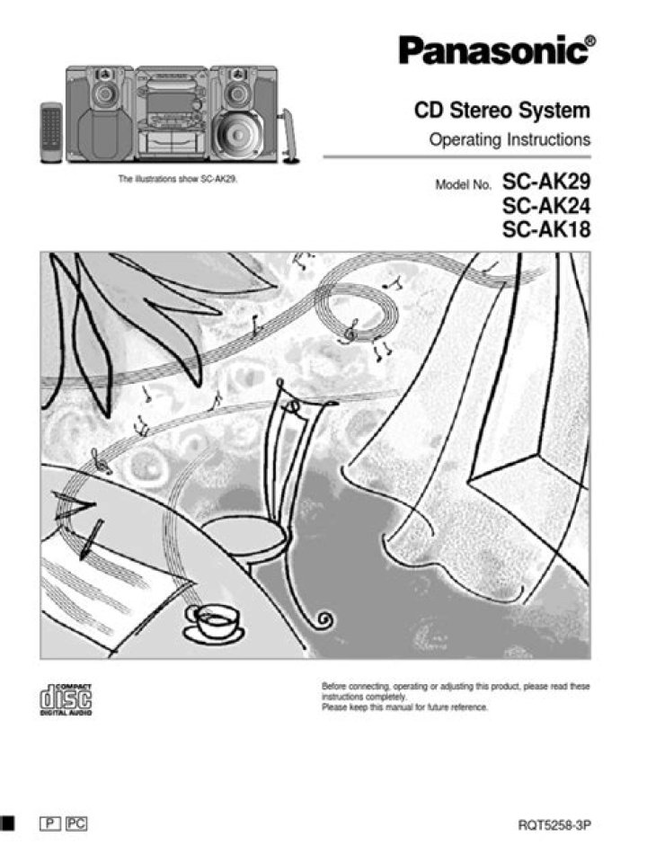 Where can I find the Panasonic sa-ak18 service manual?