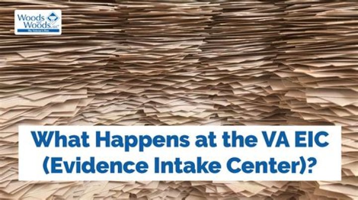 Where does the VA evidence intake center go?