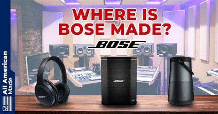 Where is Bose radios made?