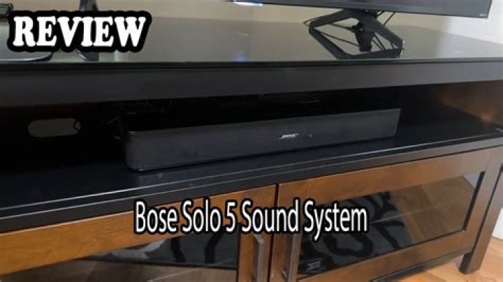 Where to put Bose solo 5 sound system?